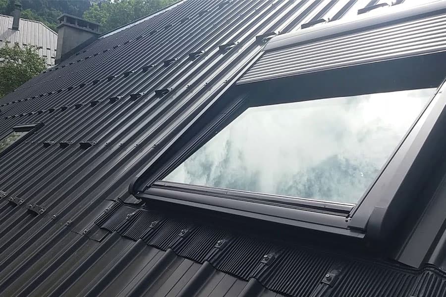 Velux sur bac acier